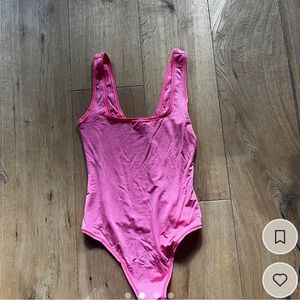 Hot pink parade bodysuit like skims - never worn like new